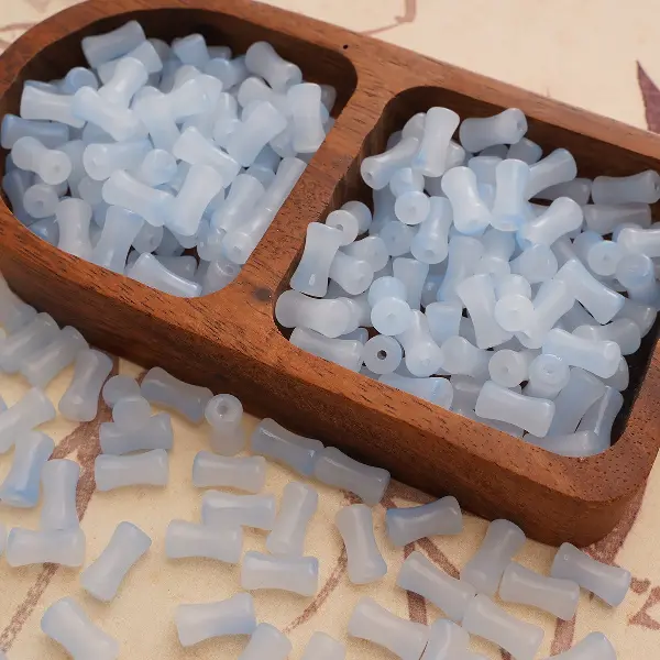 Star Blue-6x12mm, aperture about 1mm, 20 pieces/pack,chaincharmsupply.com