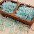 Glass Smudged Gold Bamboo Beads Antique Loose Handmade Diy Hand - Clear Blue-6x12mm50pcs/pack