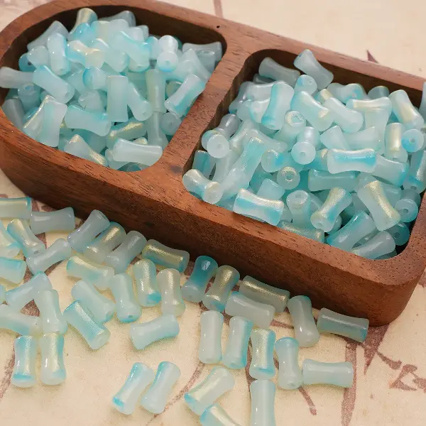 Clear Blue-6x12mm50pcs/pack,chaincharmsupply.com