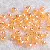 Acrylic Colorful Round Beads Handmade Diy Earrings Material Homemade Bracelets - Transparent orange AB-10mm, aperture about 2mm, 50 pieces/pack