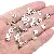 Broken Silver Alloy Loose Beads Series Square Wheel Separated Handmade - Pattern spacer beads 3x6mm, hole diameter about 2mm - silver, about 25 pieces/pack