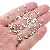 Broken Silver Alloy Loose Beads Series Square Wheel Separated Handmade - Right triangle 4x4mm, aperture about 1.5mm - silver, about 25 pieces/pack