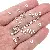 Broken Silver Alloy Loose Beads Series Square Wheel Separated Handmade - Spiral pattern ring 4mm, hole diameter about 1.5mm - silver, about 25 pieces/pack