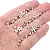 Broken Silver Alloy Loose Beads Series Square Wheel Separated Handmade - Sectioned round beads 3mm, hole diameter about 1mm - silver, about 25 pcs/pack
