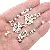 Broken Silver Alloy Loose Beads Series Square Wheel Separated Handmade - Vertical knife pattern ball beads 5mm, hole diameter about 1.5mm - silver, about 25 pieces/pack