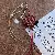 Wholesale Fabric Heart-Shaped Bow Bag Charms for Retailers - Claret