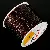 Round Transparent Crystal Rope Beads Rubber Band Material Garnet Elastic - 0.8mm brown, about 50 meters/roll