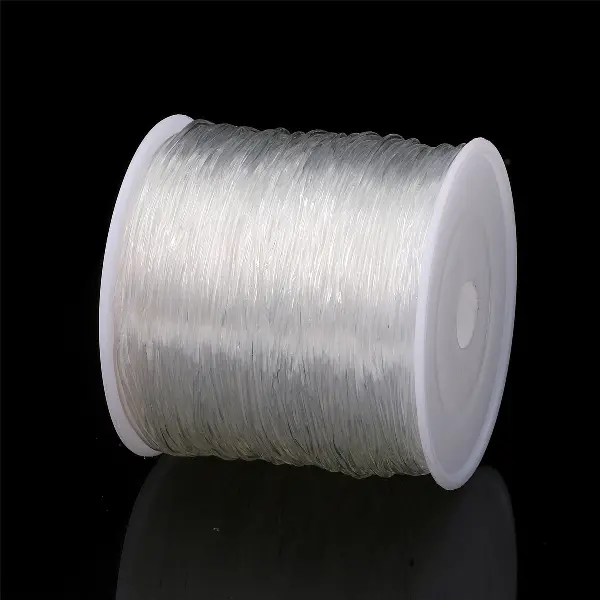 1.2mm transparent white, about 50 meters/roll,chaincharmsupply.com