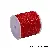 Round Transparent Crystal Rope Beads Rubber Band Material Garnet Elastic - 1.2mm red about 50 meters/roll