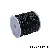 Round Transparent Crystal Rope Beads Rubber Band Material Garnet Elastic - 0.8mm black about 100 meters/roll