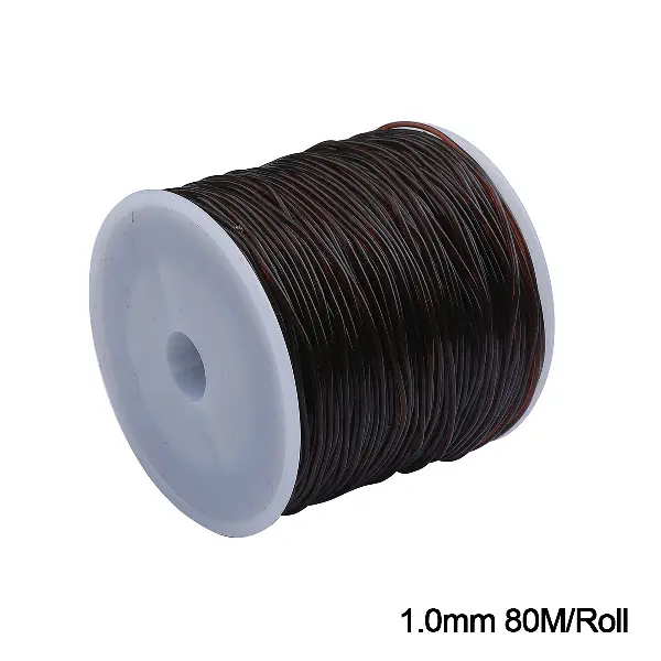 1.0mm brown, about 80 meters/roll,chaincharmsupply.com