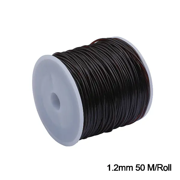 1.2mm brown, about 50 meters/roll,chaincharmsupply.com