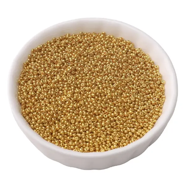 Gold-2mm, hole diameter about 0.5mm, 10g/pack, about 950 pieces,chaincharmsupply.com