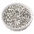 High-quality Color-preserving Glass Rice Beads 1.5-4mm Handmade Diy Gold And - Silver-2mm, aperture about 0.5mm, 30g/pack, about 2850 pieces