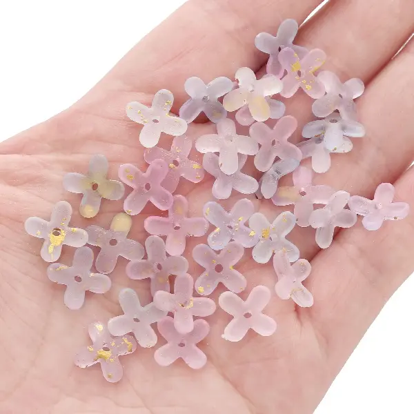 Colorful Colors - 9mm, hole diameter about 1mm, 10g/pack, about 80 pieces,chaincharmsupply.com