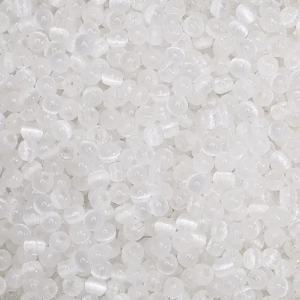 White - 10g/pack, about 150 pieces, 4mm, hole diameter about 1mm,chaincharmsupply.com