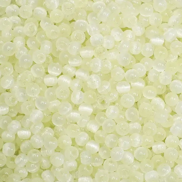 Light yellow-10g/pack, about 150 pieces, 4mm, hole diameter about 1mm,chaincharmsupply.com