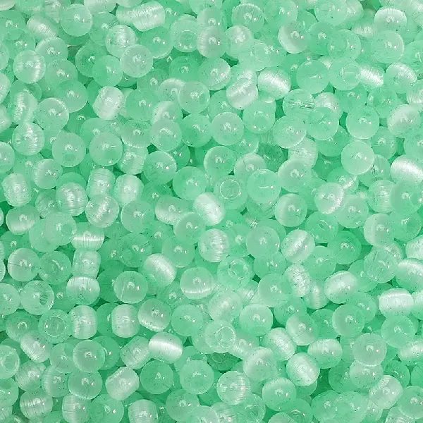 Green-10g/pack, about 150 pieces, 4mm, hole diameter about 1mm,chaincharmsupply.com