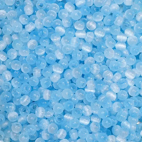 Blue-10g/pack, about 150 pieces, 4mm, hole diameter about 1mm,chaincharmsupply.com