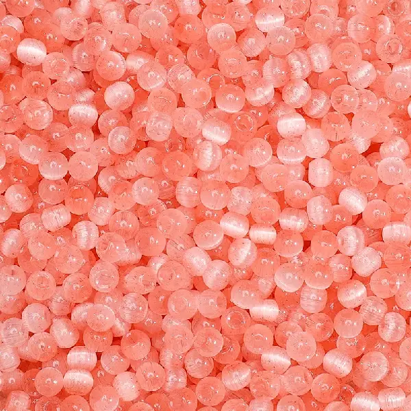 Pink-10g/pack, about 150 pieces, 4mm, hole diameter about 1mm,chaincharmsupply.com