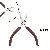 Handmade Diy Pliers Coffee Colored Needle Nose Jewelry Multifunctional Round - Needle Nose Pliers (with teeth), brown handle, length about 12.5c - 1 piece/pack