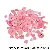 Mixed Buttons, Resin Children's Diy Stickers, Toddlers' Handmade Flowers, Color - Pink color 50g/pack, about 50-100 pieces