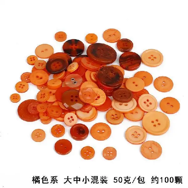 Orange color 50g/pack, about 50-100 pieces,chaincharmsupply.com
