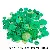 Mixed Buttons, Resin Children's Diy Stickers, Toddlers' Handmade Flowers, Color - Green 50g/pack, about 50-100 pieces