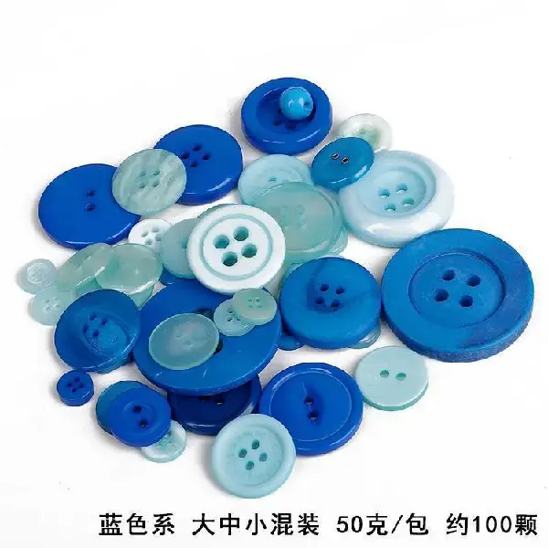 Blue color 50g/pack about 50-100 pieces,chaincharmsupply.com