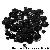 Mixed Buttons, Resin Children's Diy Stickers, Toddlers' Handmade Flowers, Color - Black series 50g/pack, about 50-100 pieces