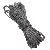Manufacturer 3-4mm Cotton Thread Wholesale Segment Dyeing Gradient Core-spun Braided - Dark gray - about 4mm thick 10 meters/pack