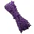 Manufacturer 3-4mm Cotton Thread Wholesale Segment Dyeing Gradient Core-spun Braided - Dark purple - about 4mm thick, 10 meters/pack