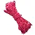 Manufacturer 3-4mm Cotton Thread Wholesale Segment Dyeing Gradient Core-spun Braided - Rose red - about 3mm thick, 10 meters/pack