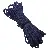 Manufacturer 3-4mm Cotton Thread Wholesale Segment Dyeing Gradient Core-spun Braided - Navy blue - about 3mm thick, 10 meters/pack