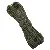 Manufacturer 3-4mm Cotton Thread Wholesale Segment Dyeing Gradient Core-spun Braided - Military green - about 4mm thick, 10 meters/pack