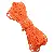 Manufacturer 3-4mm Cotton Thread Wholesale Segment Dyeing Gradient Core-spun Braided - Orange - about 4mm thick 10 meters/pack