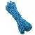 Manufacturer 3-4mm Cotton Thread Wholesale Segment Dyeing Gradient Core-spun Braided - Peacock blue - about 3mm thick, 10 meters/pack