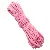 Manufacturer 3-4mm Cotton Thread Wholesale Segment Dyeing Gradient Core-spun Braided - Pink - about 3mm thick, 10 meters/pack