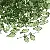 Acrylic Mini Small Leaf Hand Beads Diy Handmade Necklace Bracelet - 5×10mm, hole diameter about 1mm, green, 50 pcs/pack