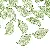 Acrylic Mini Small Leaf Hand Beads Diy Handmade Necklace Bracelet - 11x19mm, hole diameter about 1mm, light green, 10 pcs/pack