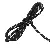 1-5mm Colorful Polyester Rope Braided Coil Charm String Handmade Diy - Black - Thickness 5mm 1 meter/pack