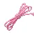 1-5mm Colorful Polyester Rope Braided Coil Charm String Handmade Diy - Pink - Thickness 5mm 5 meters/pack