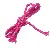 1-5mm Colorful Polyester Rope Braided Coil Charm String Handmade Diy - Rose red - Thickness 5mm 1 meter/pack