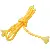 1-5mm Colorful Polyester Rope Braided Coil Charm String Handmade Diy - Yellow - Thickness 5mm 1 meter/pack