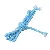 1-5mm Colorful Polyester Rope Braided Coil Charm String Handmade Diy - Sky blue - Thickness 5mm 5 meters/pack
