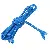 1-5mm Colorful Polyester Rope Braided Coil Charm String Handmade Diy - Azure blue - Thickness 5mm 1 meter/pack