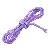 1-5mm Colorful Polyester Rope Braided Coil Charm String Handmade Diy - Purple-thickness 5mm 5 meters/pack