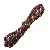 1-5mm Colorful Polyester Rope Braided Coil Charm String Handmade Diy - Brown color - thickness 5mm, 5 meters/pack