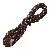 1-5mm Colorful Polyester Rope Braided Coil Charm String Handmade Diy - Dark coffee - thickness 5mm, 5 meters/pack