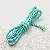 1-5mm Colorful Polyester Rope Braided Coil Charm String Handmade Diy - White dot blue-green - Thickness 5mm 1 meter/pack